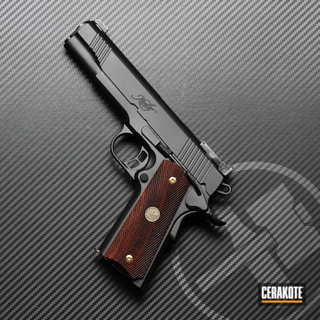 Powder Coating: Graphite Black H-146,Kimber,1911,Handguns