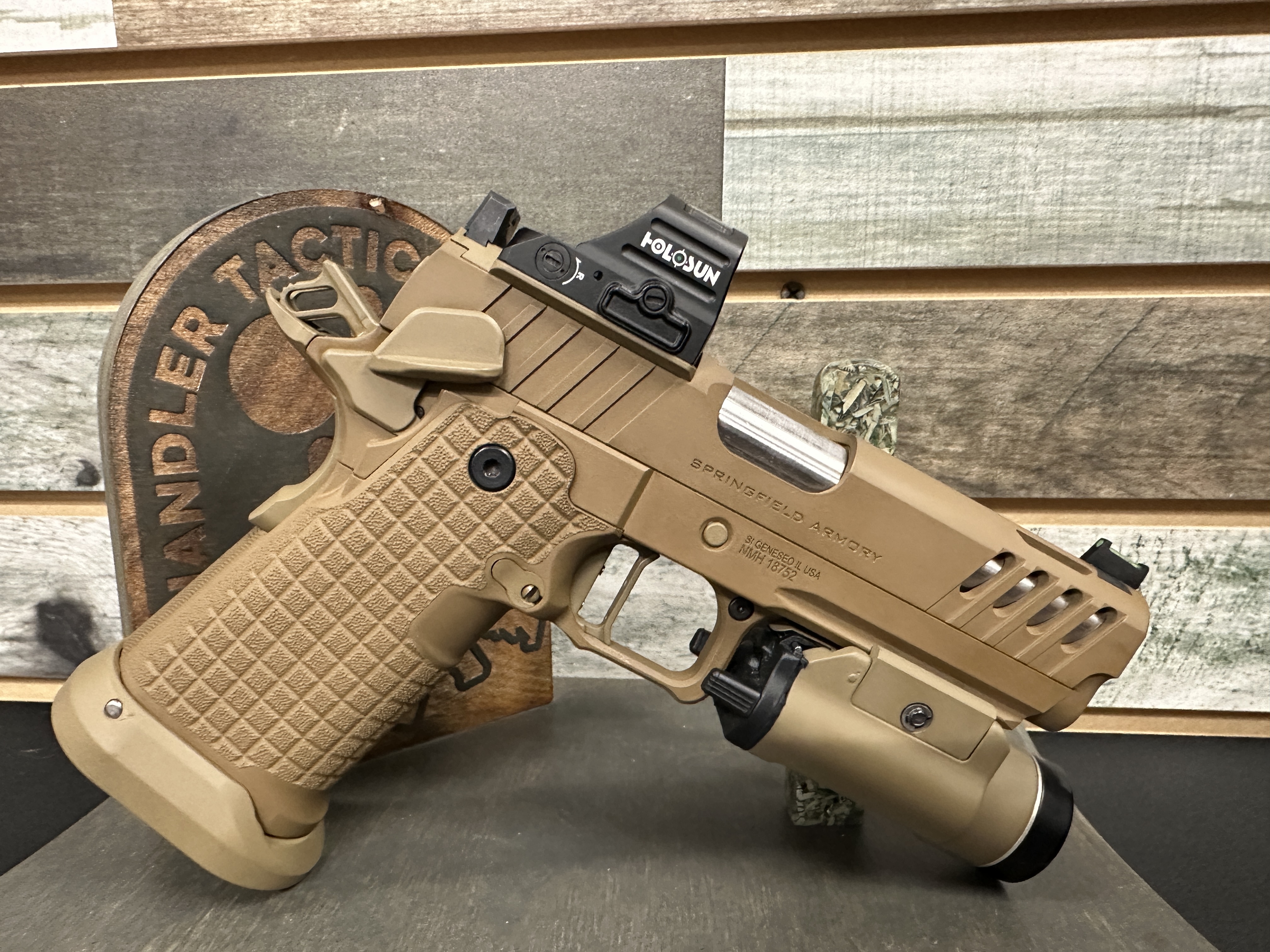 Springdfeild Prodigy Springfield Prodigy coated with Troy® Coyote Tan, Mud Brown and Magpul ...