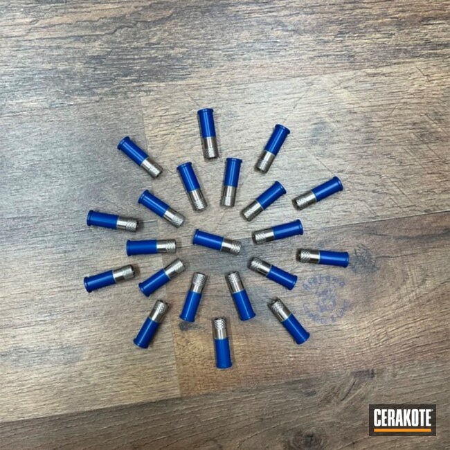 Aerospace Connection Production Pieces Coated With Cerakote In C-158