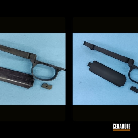 Powder Coating: Bottom Metal,Armor Black H-190,Remington 700,Remington,Magazine Base Plate