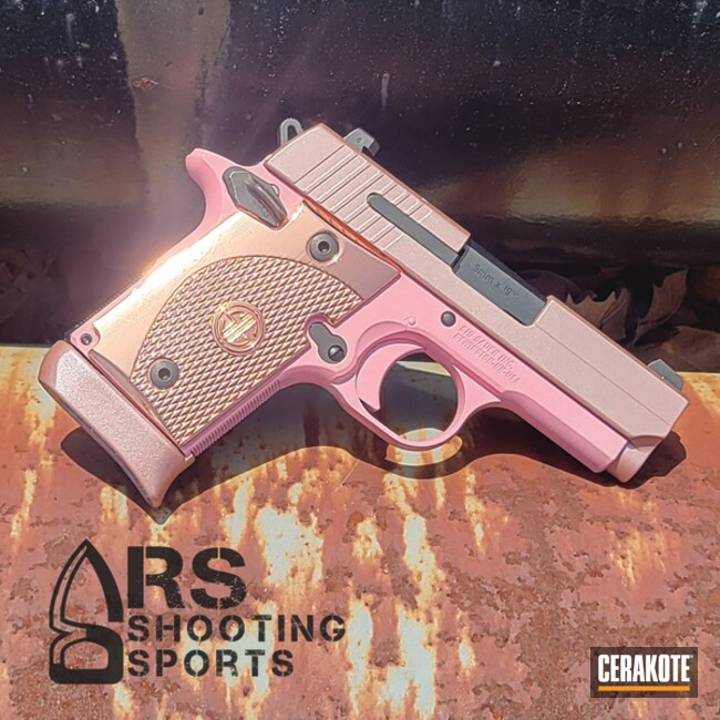 Pink Coated With Cerakote In Rose Gold And Sig™ Pink