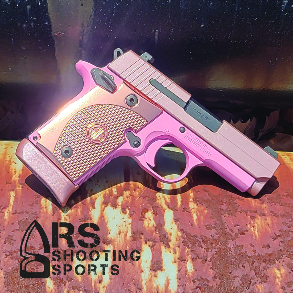 Gun Pink Sign Pink finished in Rose Gold and Sig™ Pink | Cerakote