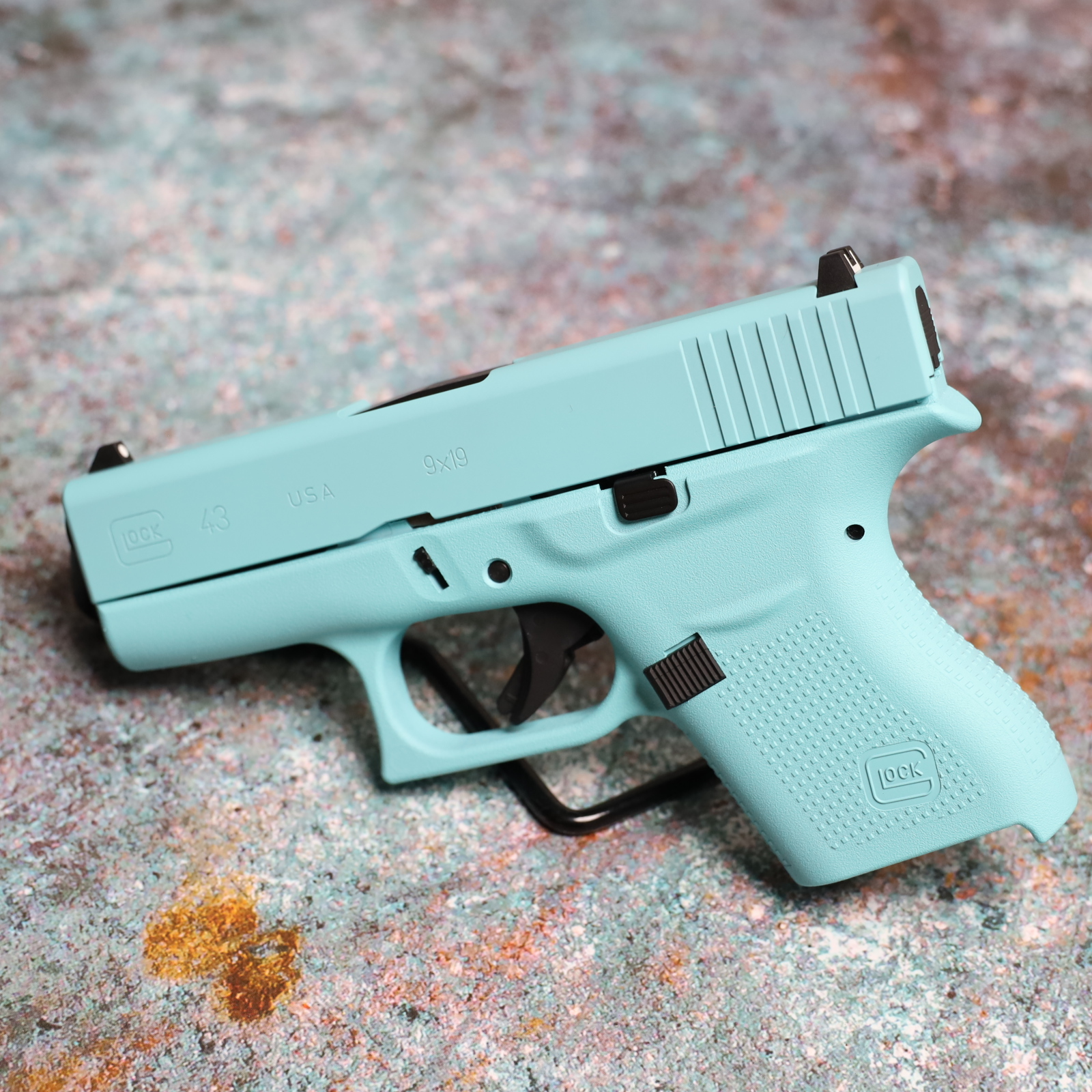 Glock Coating Robins Egg Blue Glock 43 | Cerakote