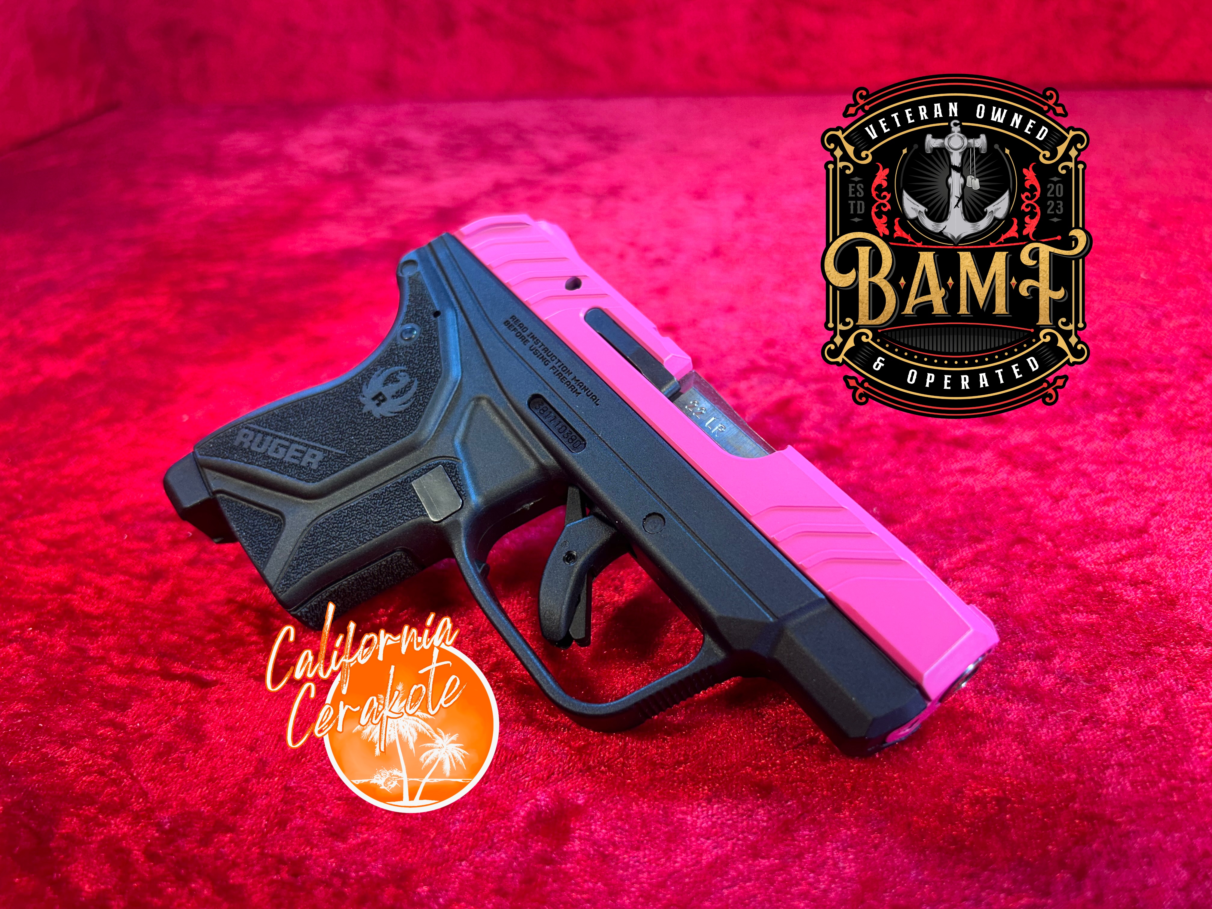 Pink Ruger Lcp Ruger Lcp II finished with a High Gloss Ceramic Clear and Prison Pink ...