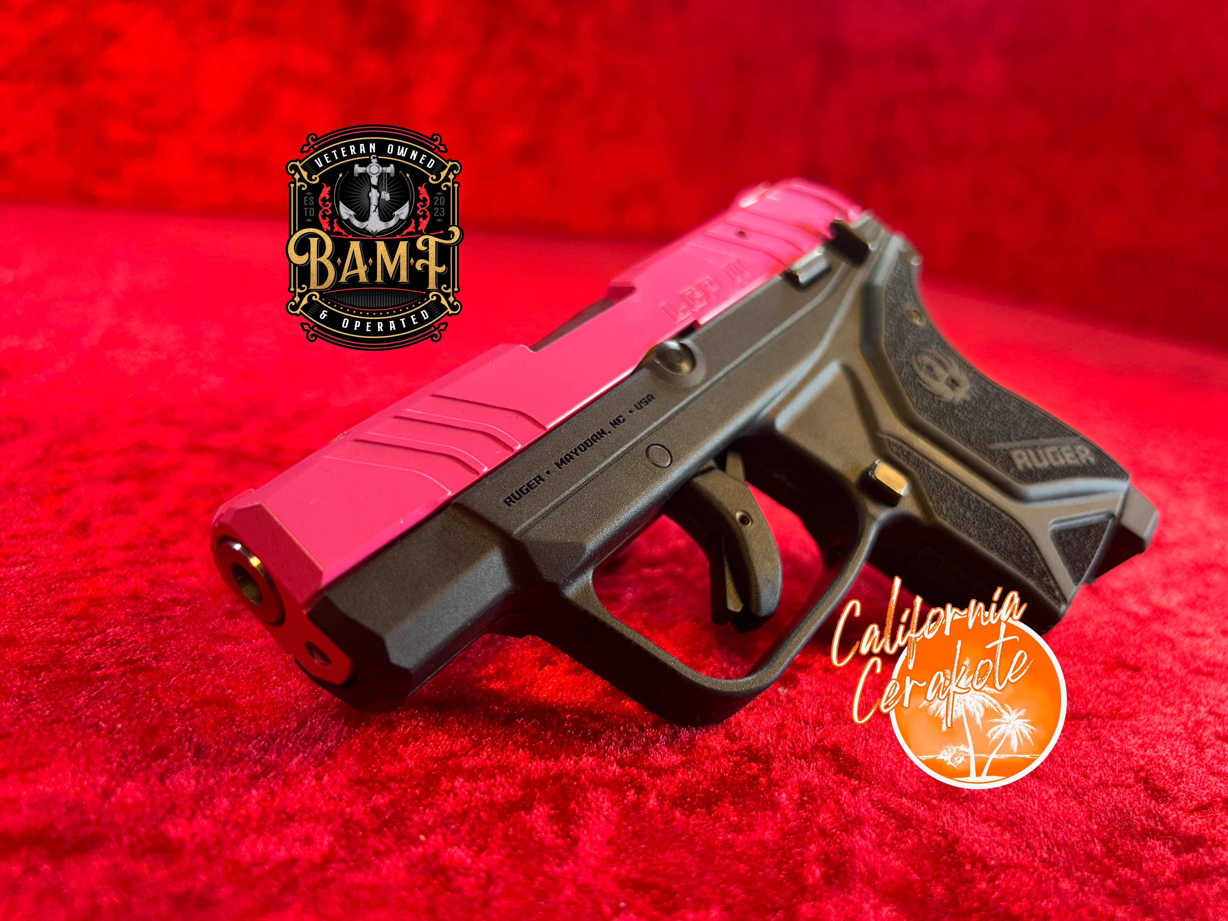 Pink Ruger Lcp Ruger Lcp II finished with a High Gloss Ceramic Clear and Prison Pink ...