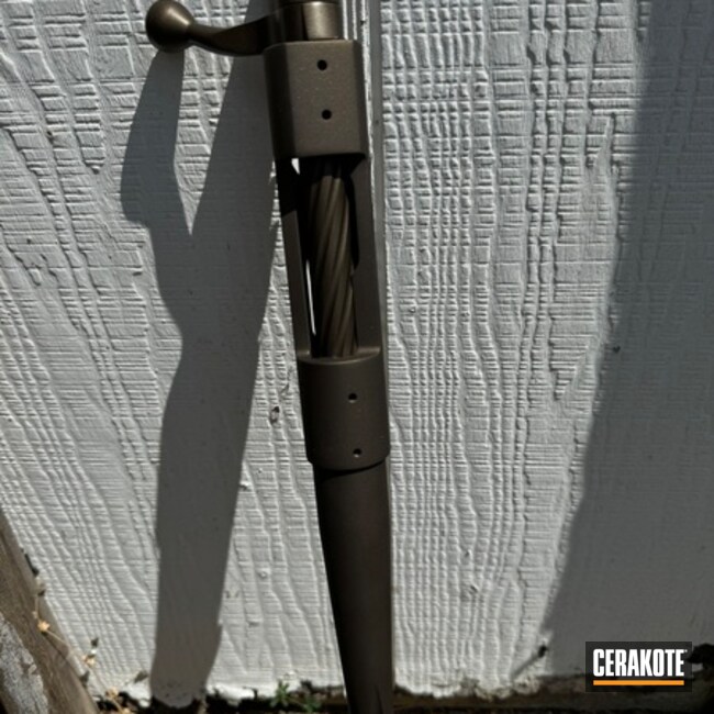 Howa Bolt Action Coated With Cerakote In H-294