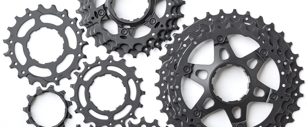 Cerakoted bicycle gears