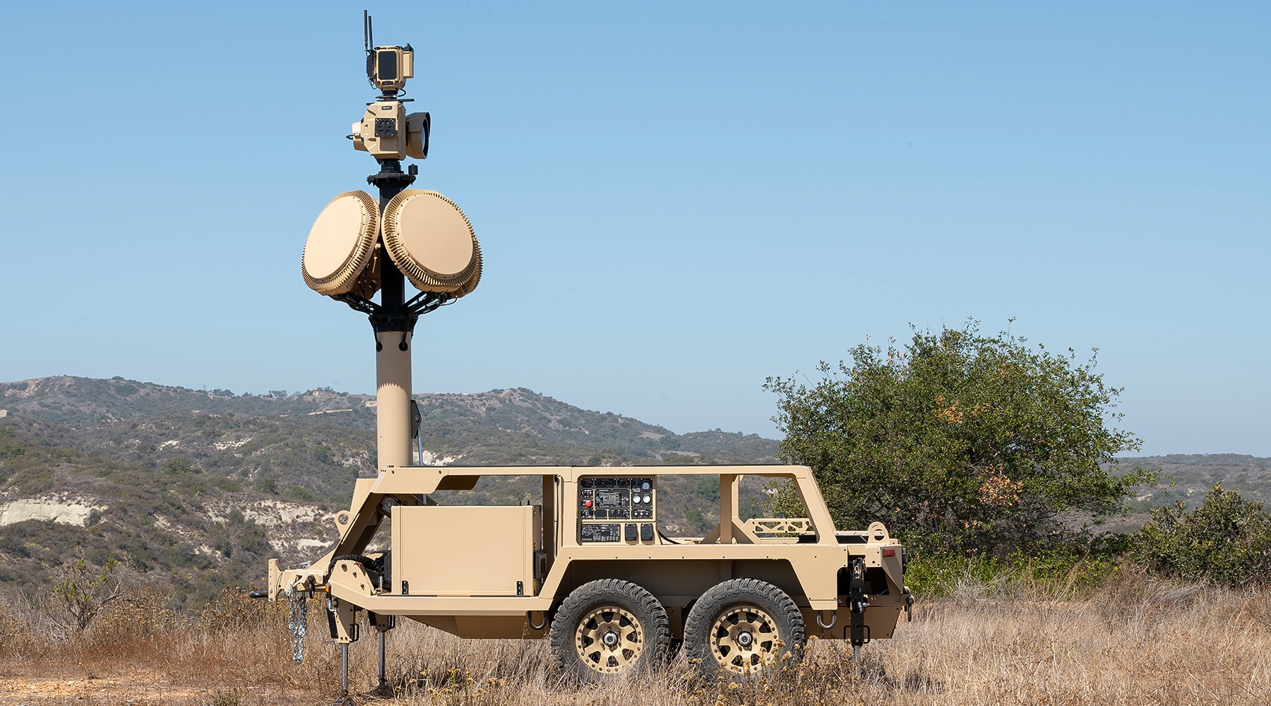 Military communications vehicle