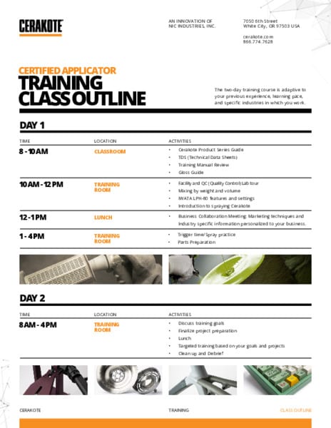 Training Outline