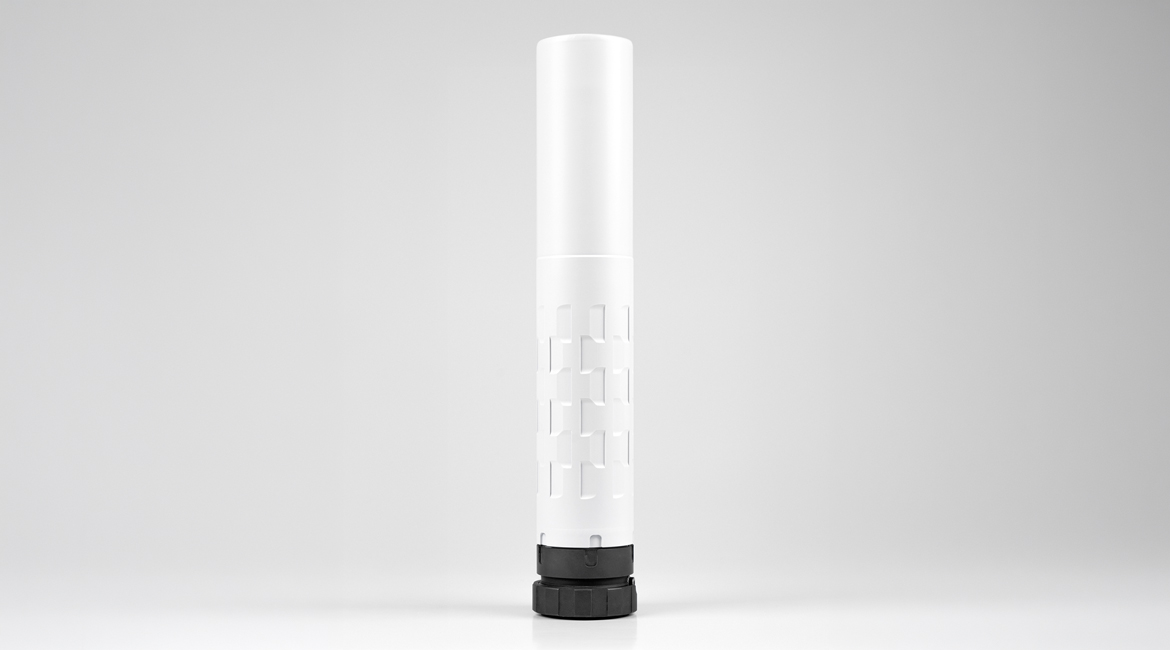 Cerakoted firearm suppressor
