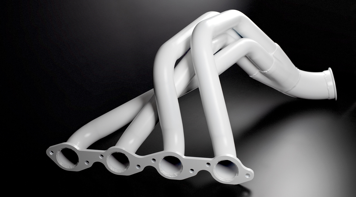 Cerakoted exhaust header