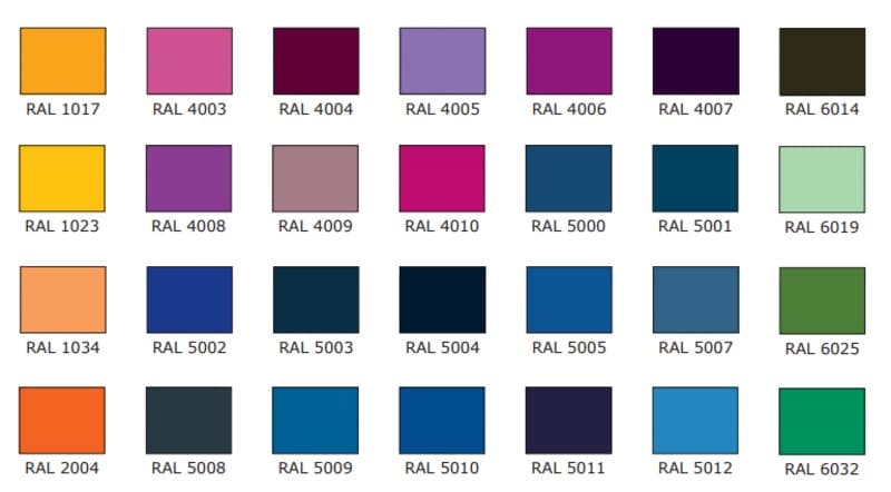 RAL Colour Chart Ral Colours, Ral Colour Chart, Ral Color, 59% OFF