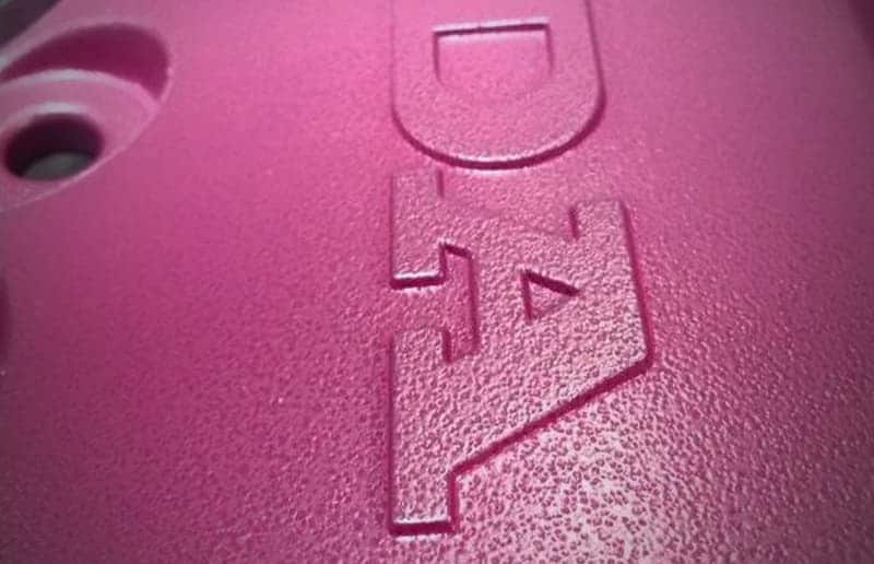 honda valve cover in sassy vein powder coat
