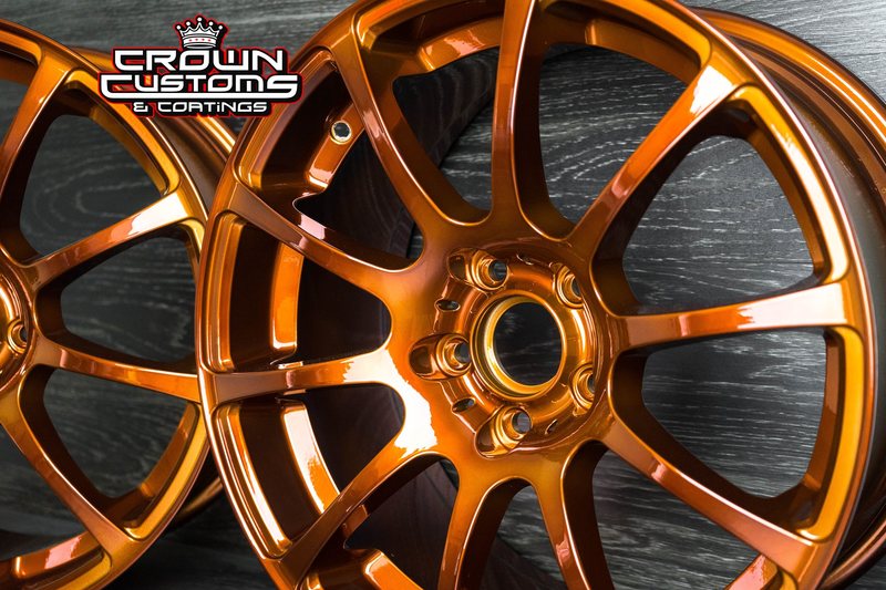 Transparent Copper over Super Chrome Plus | Prismatic Powders