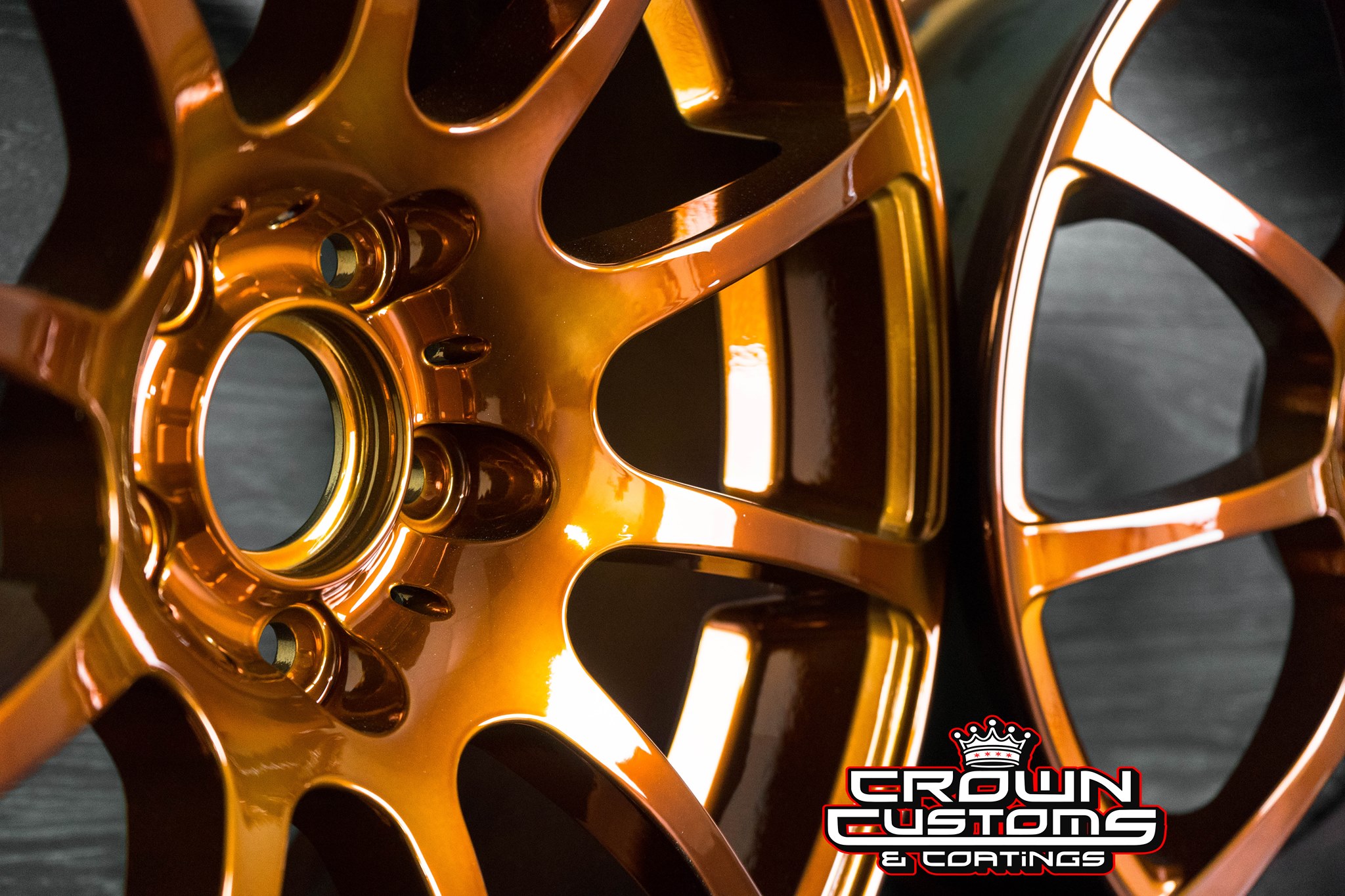 Transparent Copper over Super Chrome Plus | Prismatic Powders