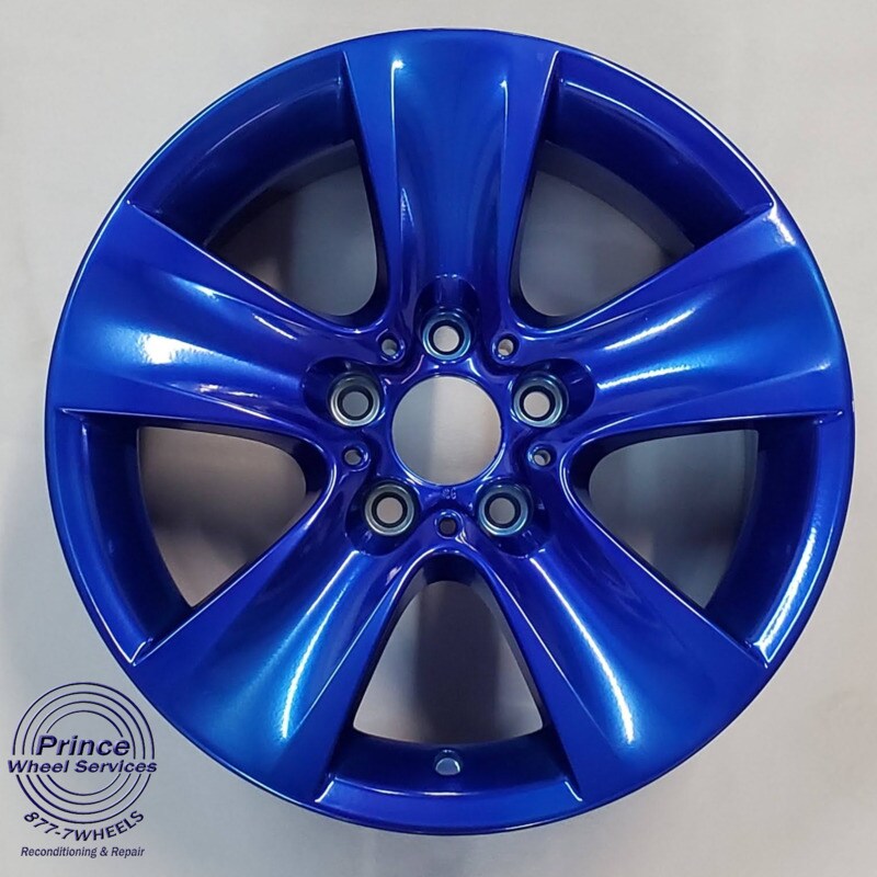 Powder coating creation 400 for dusted candy blue