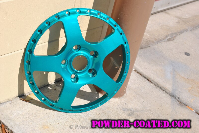 Powder coating creation 53 for virginia teal
