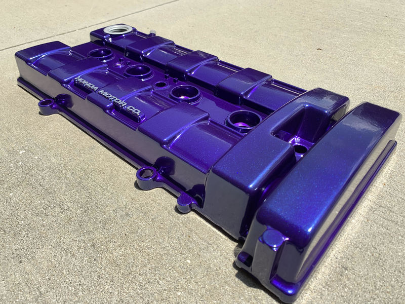Powder coating creation 554 for majestic purple