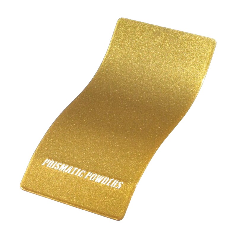 Powder coating creation 606 for golden glitter step 1