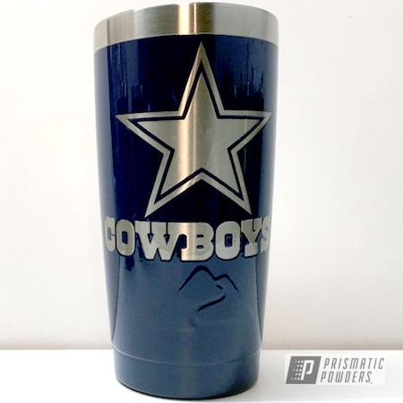 Powder Coating: RAL 5003 Sapphire Blue,NFL,Miscellaneous,Clear Vision PPS-2974,Two Coat Application,Dallas Cowboys Football Theme