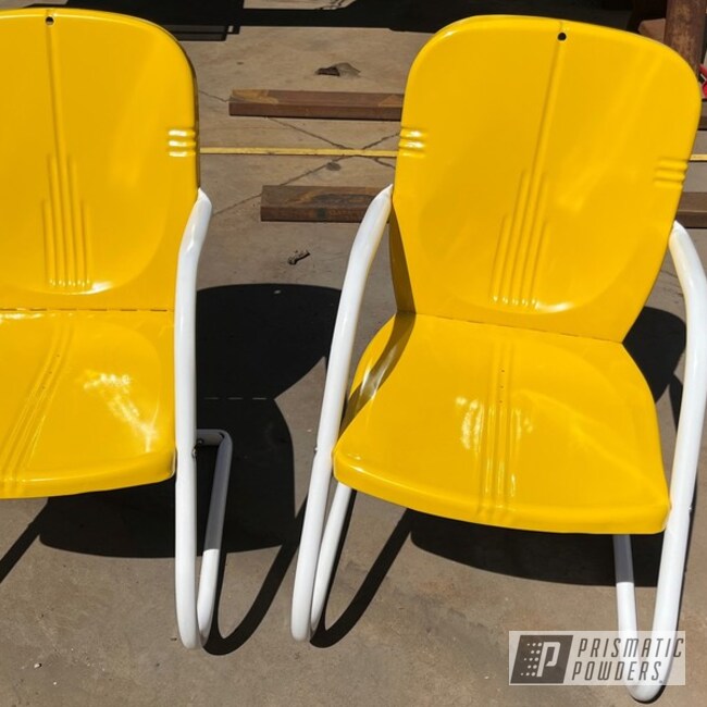 Patio Furniture Powder Coated In Yes Yellow