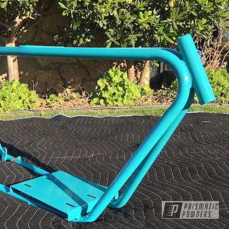 Powder Coating: RAL 5018 Turquoise Blue,Bicycle,Guava PSS-6443,Custom Bicycle Frame,Bicycle Frame and Fork