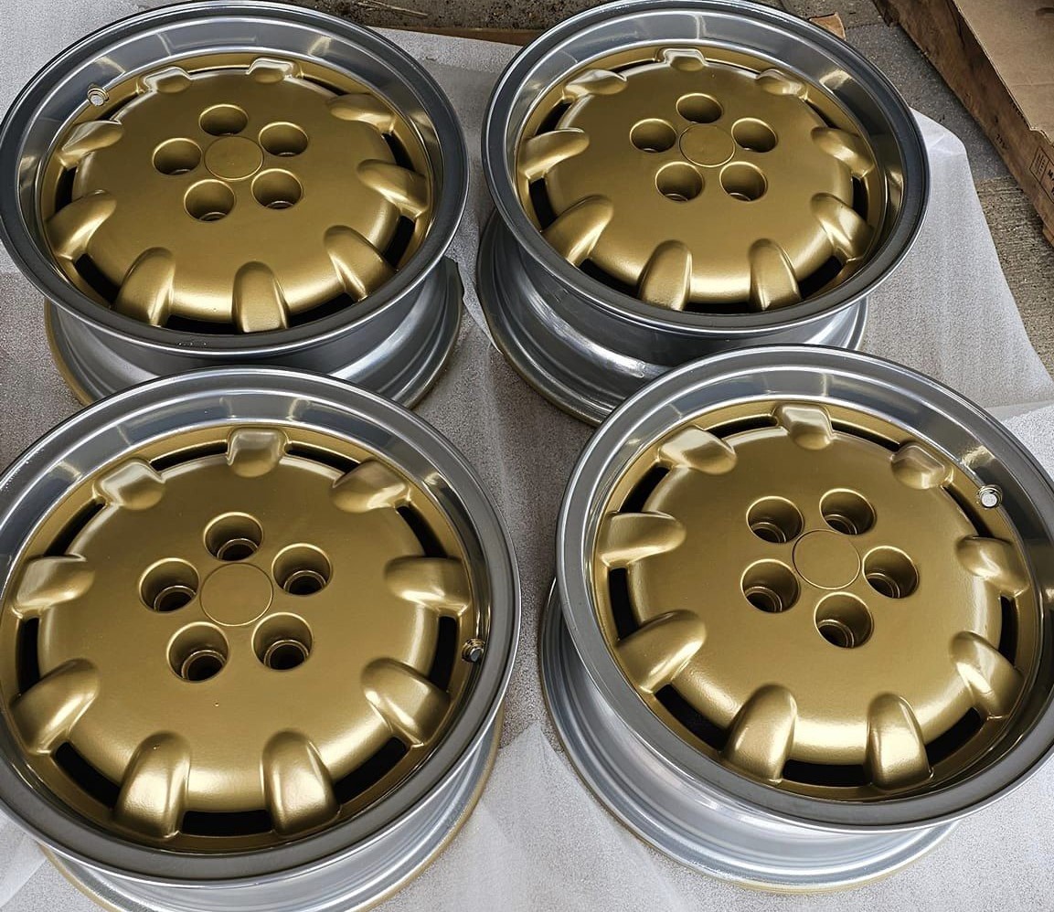 Two Tone Rays Rims Powder Coat 16Inch Aluminum Rims | Prismatic Powders