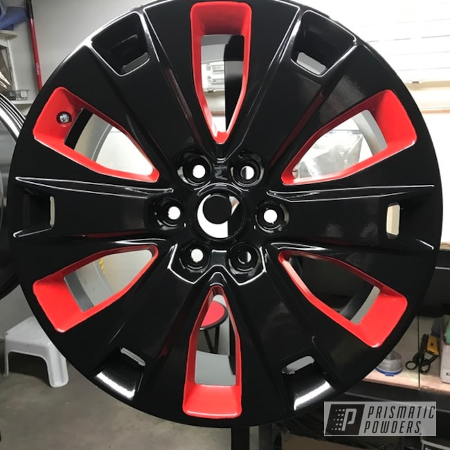 Powder Coated Factory Ford Pickup Wheels Two Toned