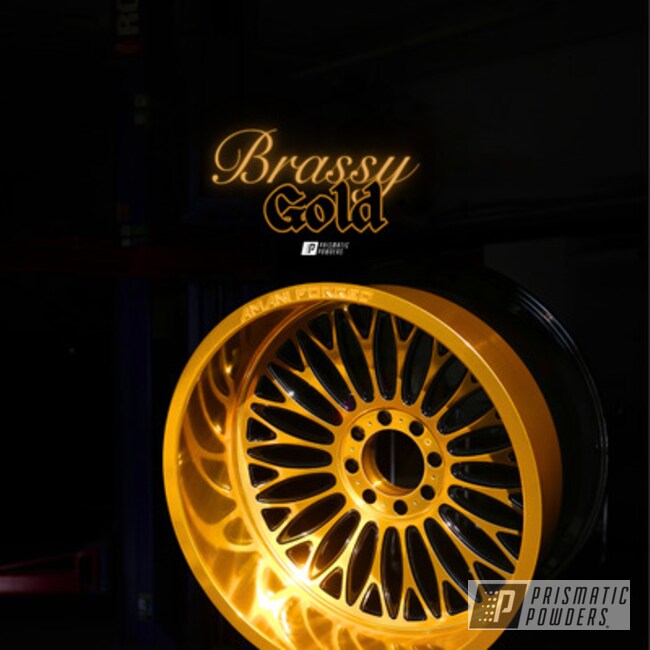 Brassy Gold And Gloss Black // 24" Amani Wheels