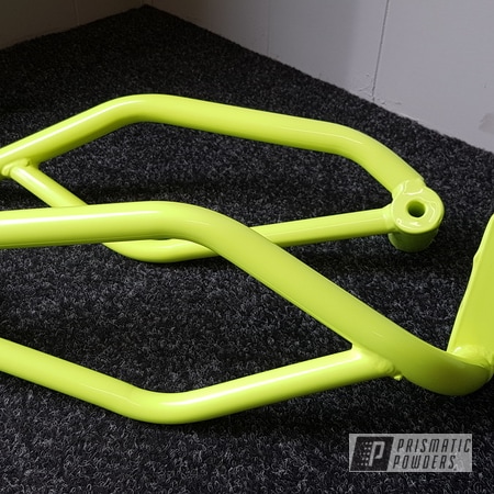Powder Coating: Motorcycles,Motorcycle Parts,Neon Yellow PSS-1104