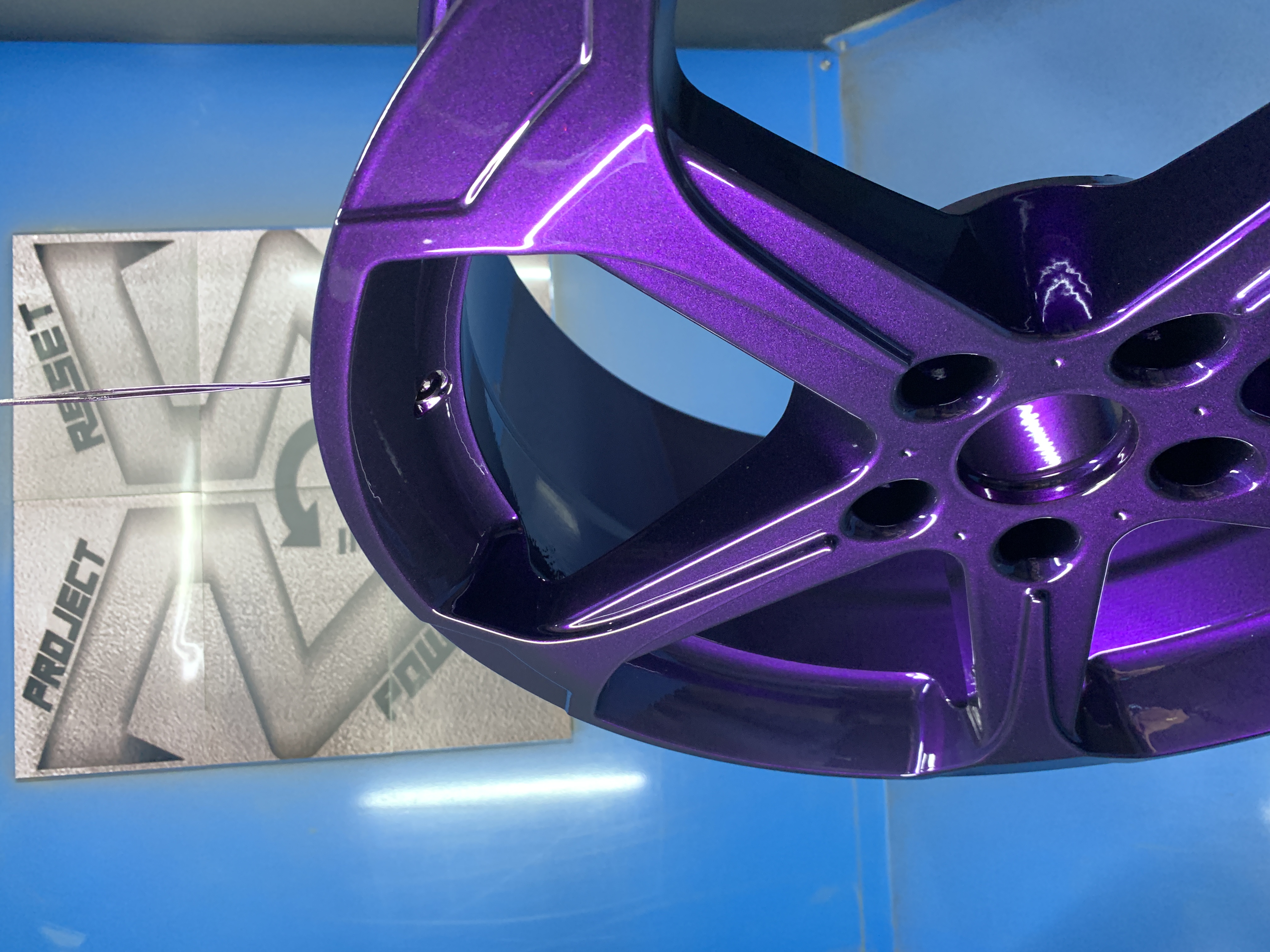 Extreme purple on 18