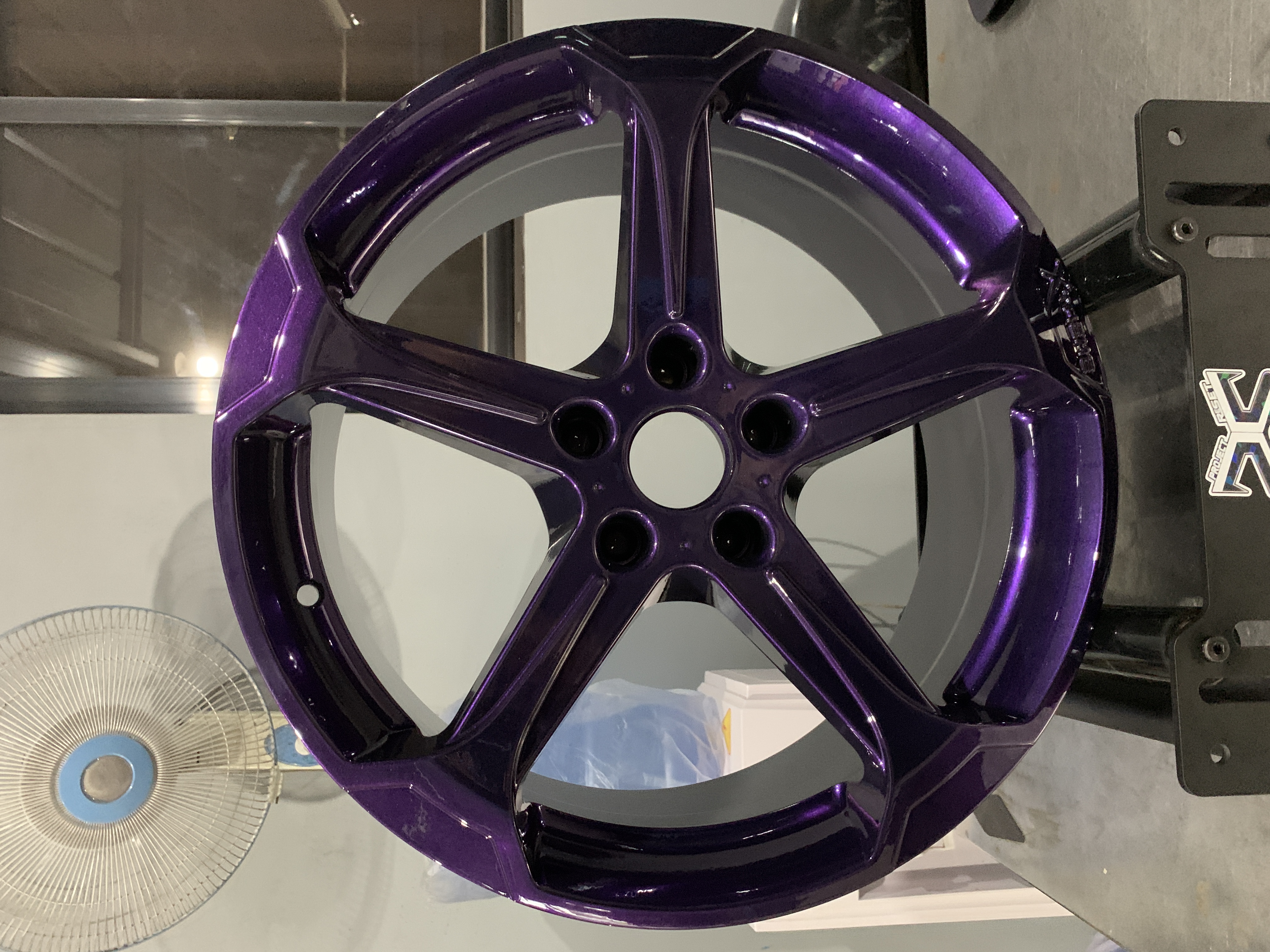 Purple Racing Wheels Extreme purple on 18