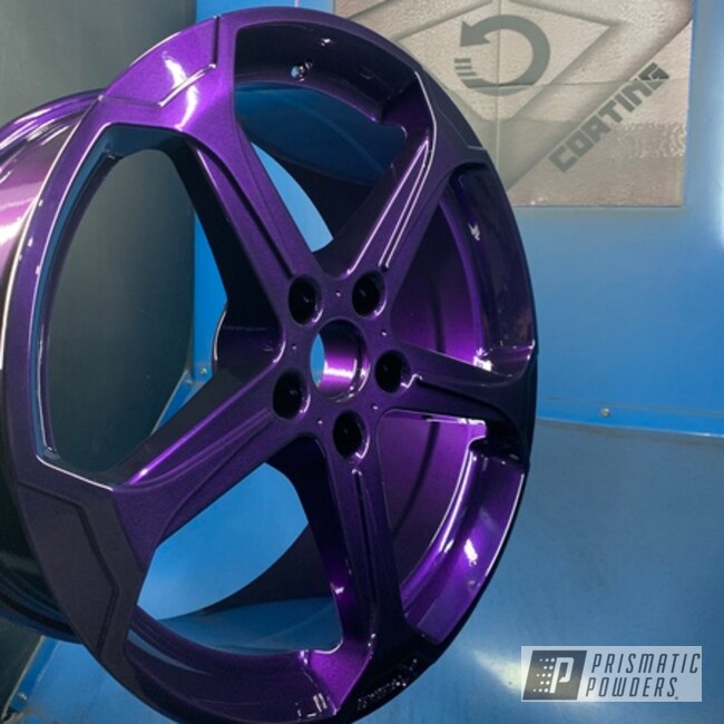 Extreme Purple On 18" Car Wheels