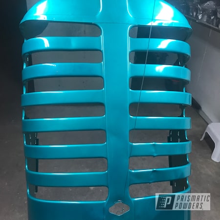 Powder Coating: BMW Silver PMB-6525,Grille,HD TEAL UPB-1848,Tractor Parts,Tractor