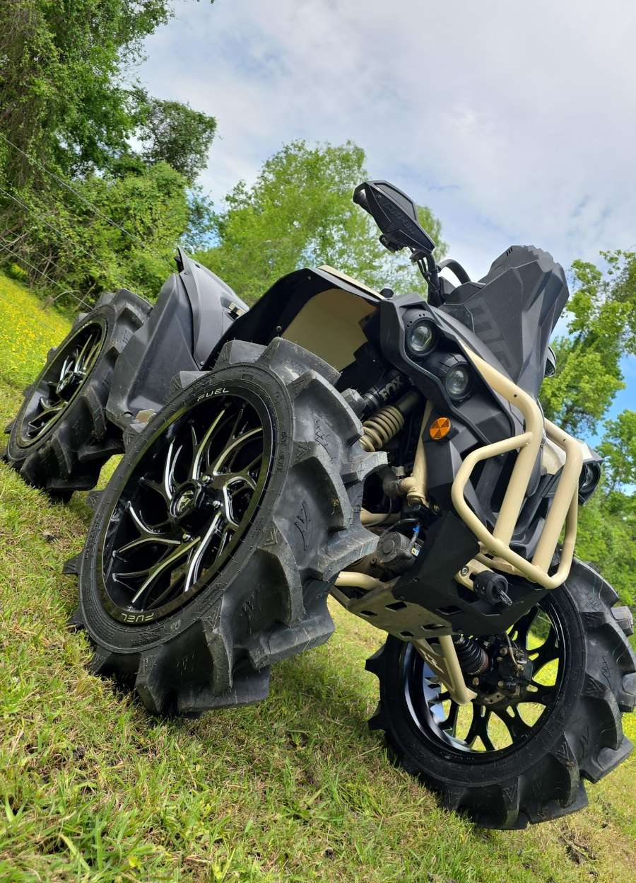 Fuel Wheels coated with a Matte Can-am Tan '21 and Can-am Tan '21 ...