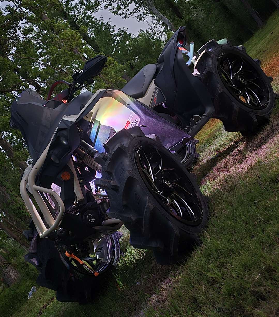 Fuel Wheels coated with a Matte Can-am Tan '21 and Can-am Tan '21 ...