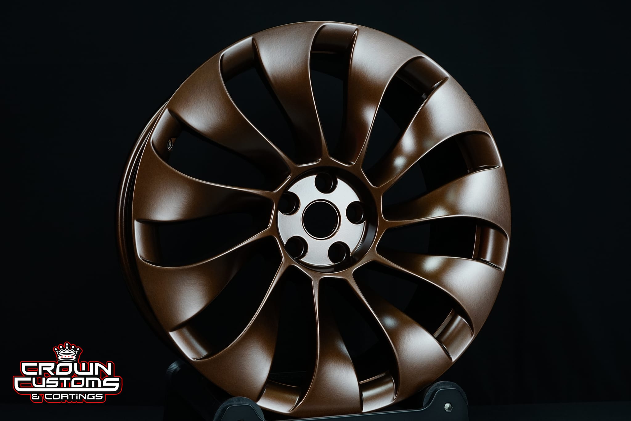 Tesla Wheel finished with Pmb-10902 | Prismatic Powders