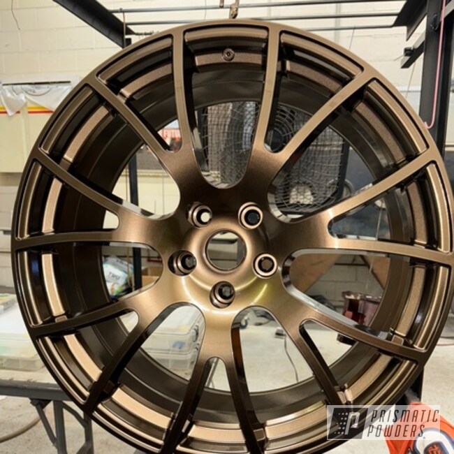 Bmw Wheels Powder Coated In Pmb-4124