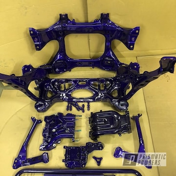 Purple Powder Coated Chassis Parts