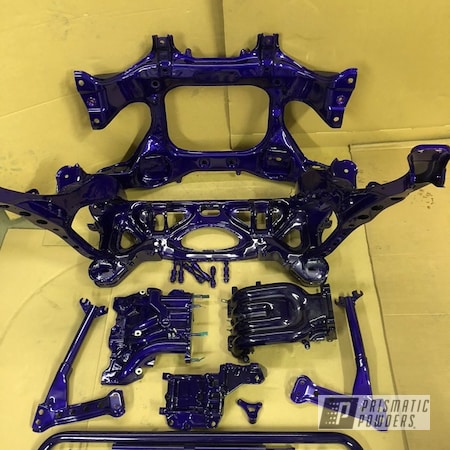 Powder Coating: Chassis Parts,Clear Vision PPS-2974,Illusion Purple PSB-4629,Automotive