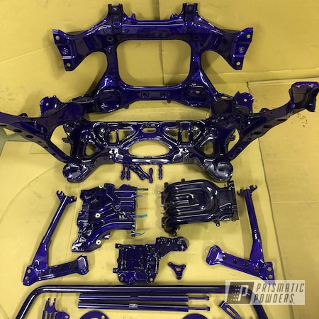 Powder Coating: Chassis Parts,Clear Vision PPS-2974,Illusion Purple PSB-4629,Automotive