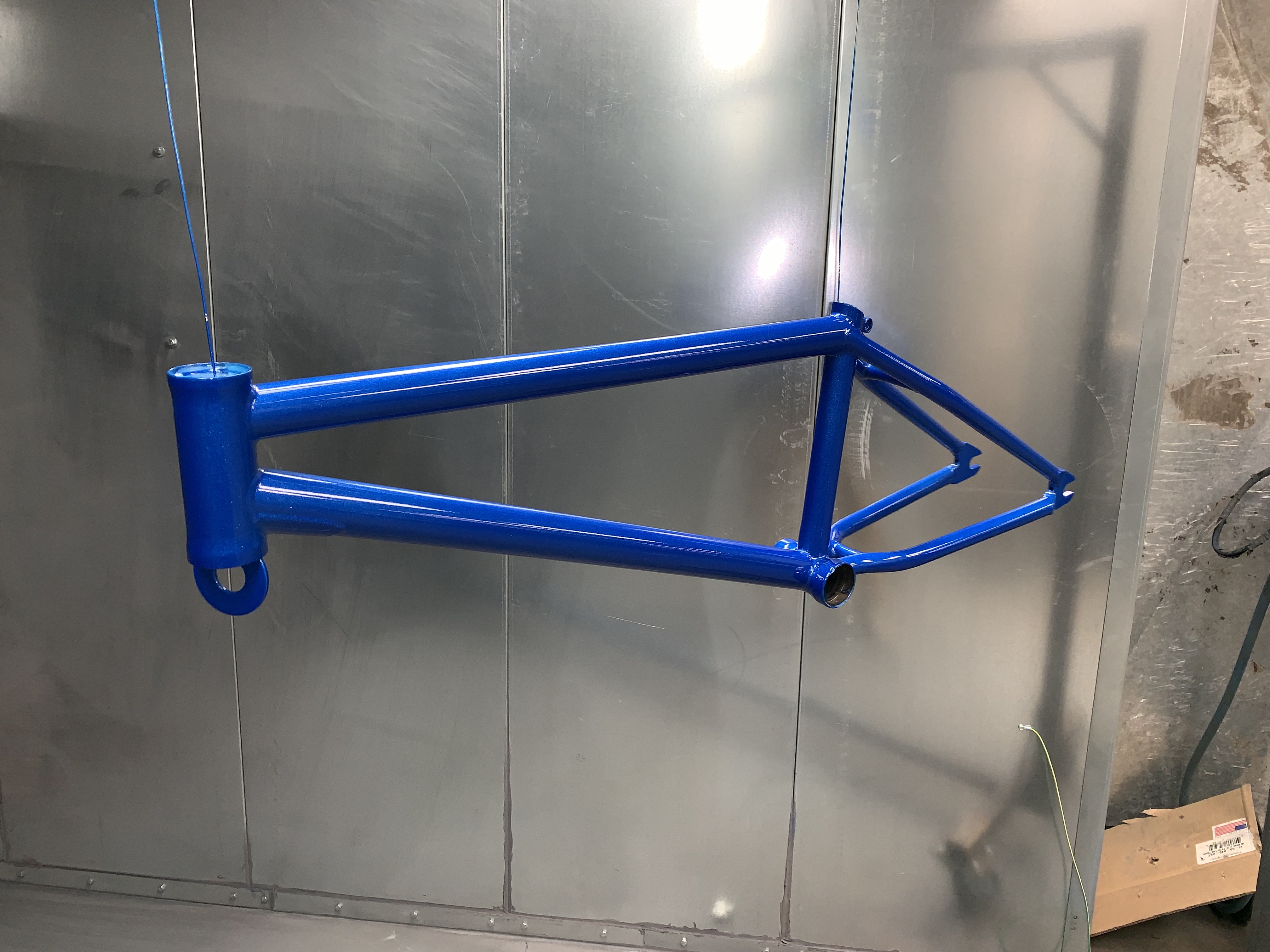 BMX Bicycle Frame done in Clear Vision and Illusion Blue-Berg ...
