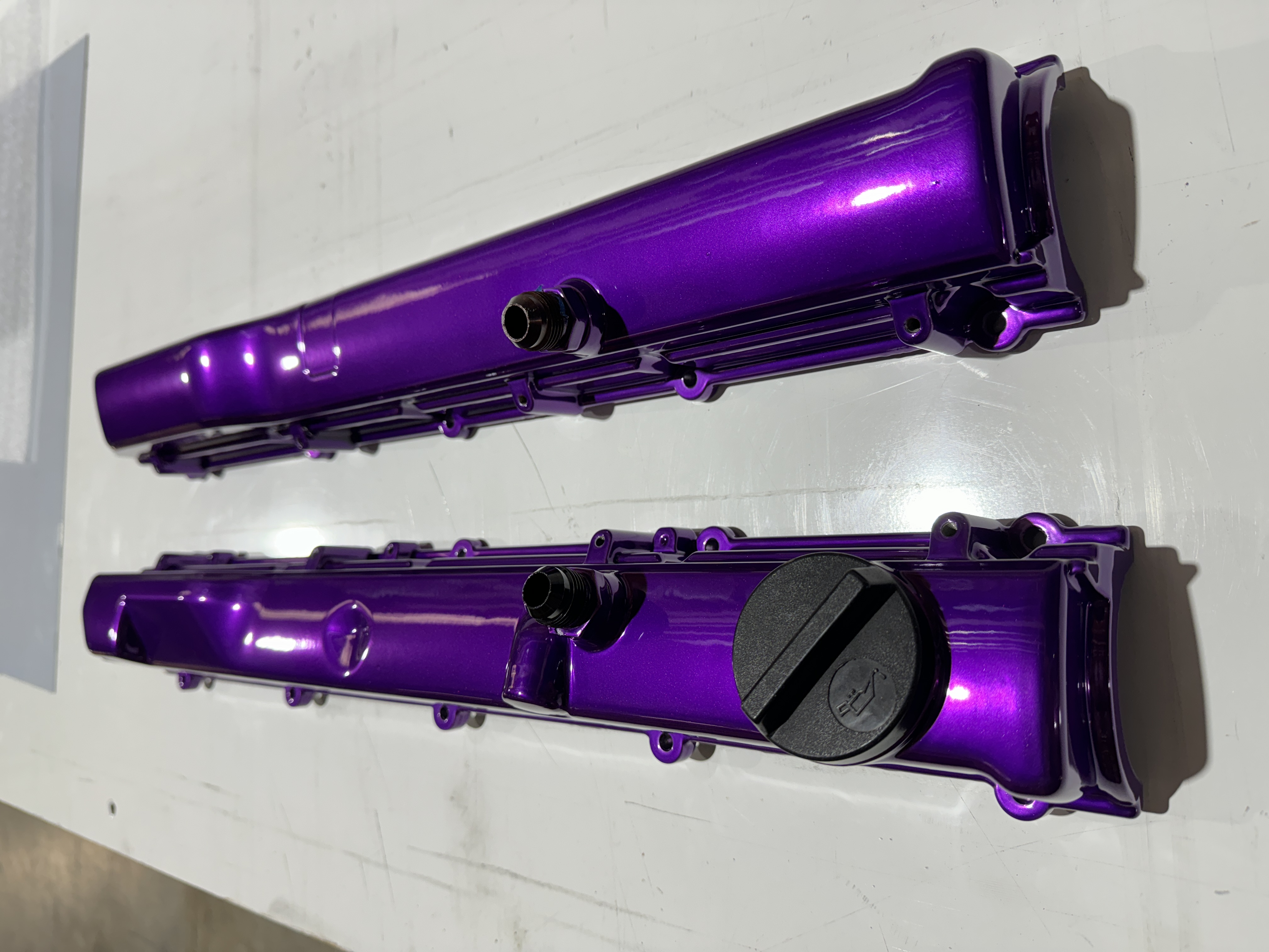 Powder Coating Car Rocker Cover RB rocker covers | Prismatic Powders