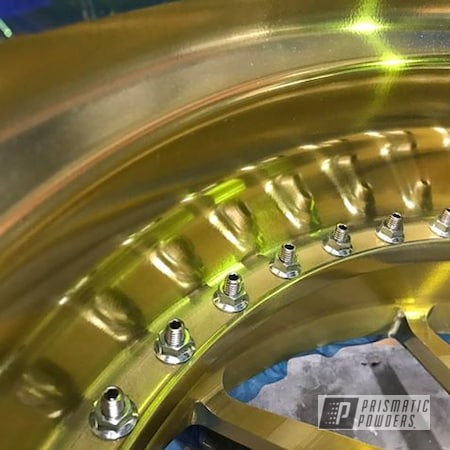 Powder Coating: 18” Wheels,Candy Gold PPB-2331,18",Automotive,Wheels