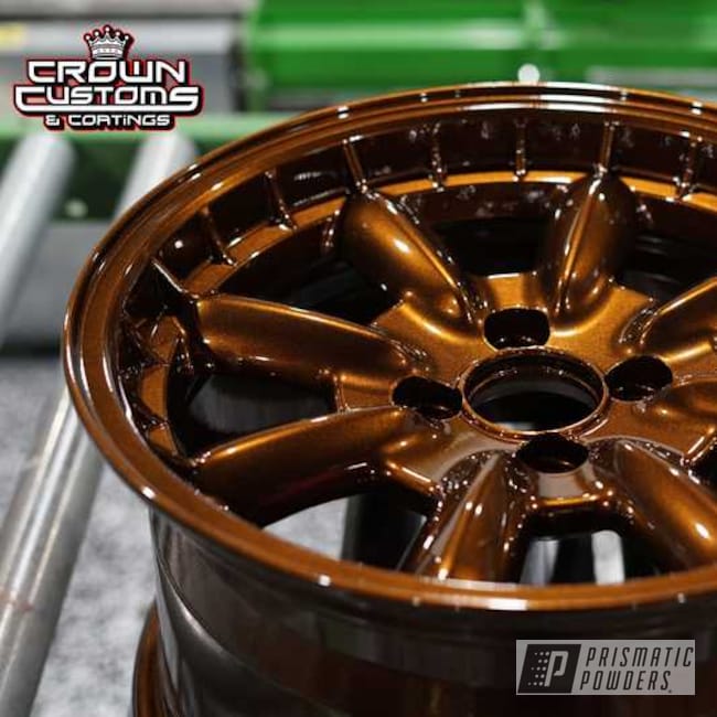 Custom Wheels Powder Coated In Pps-2974 And Pmb-10902