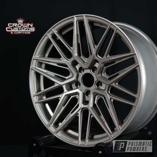 Clear Vision And Satin Titanium Aftermarket Audi Wheel