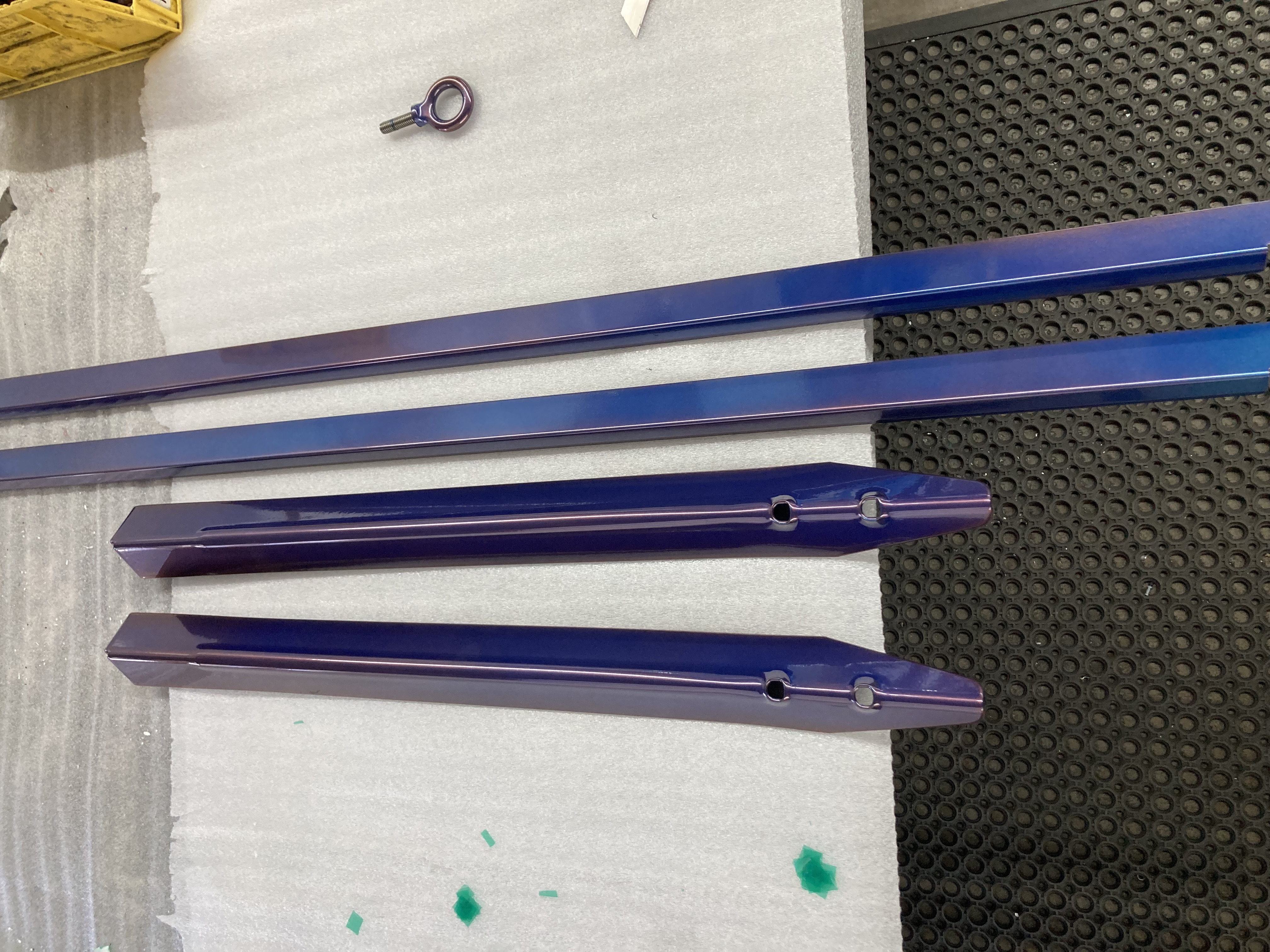 Powder Coating Pinball Rails Custom Pinball Machine | Prismatic Powders