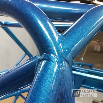 Powder Coated Blue Exocet Frame