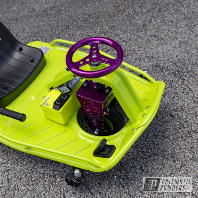 Chartreuse Sherbert/ Anodized Grape Taxi Garage Stage 3 Crazy Cart