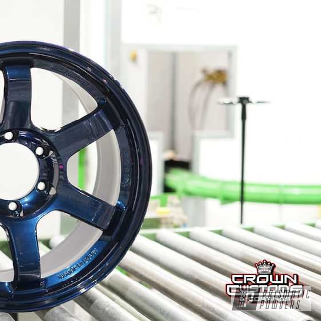 Clear Vision And Volkan Blue Aftermarket Wheels